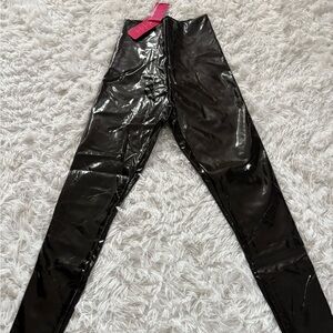 Faux Patent Leather Leggings